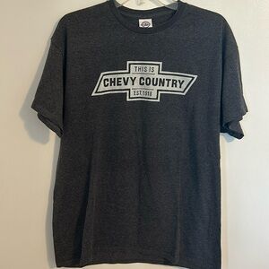Chevy Country Gray T-Shirt. “This is Chevy Country” Est 1918 size Large
